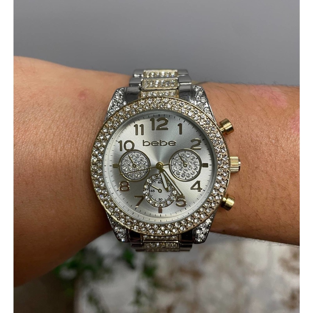 Bebe two tone gold and silver watch